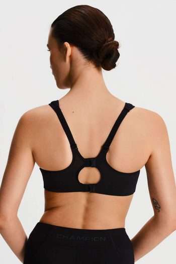 Shock Absorber Active Multi Sports Support Bra, Black, Back View