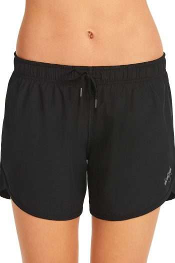 Abi and Joseph Evie Training Short, Black, Front View
