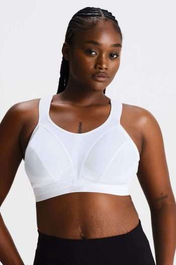 Shock Absorber Active D+ Classic Support Bra, White, Front View