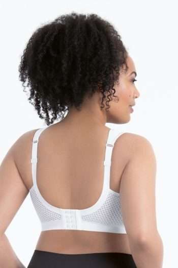 Anita Active Extreme Control Sports Bra, White, Back View