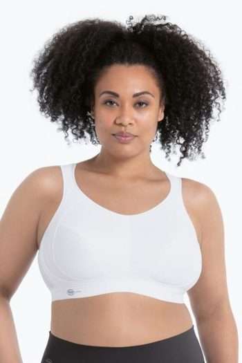 Anita Active Extreme Control Sports Bra, White, Front View