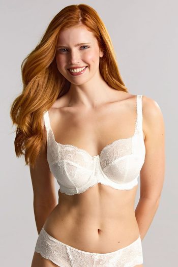 Panache Clara Full Cup Bra, Ivory, Front View