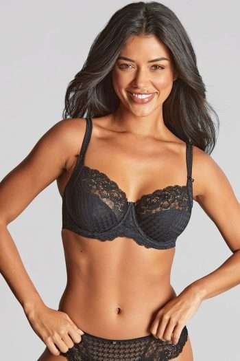 Panache Envy Full Cup Bra, Black, Front View