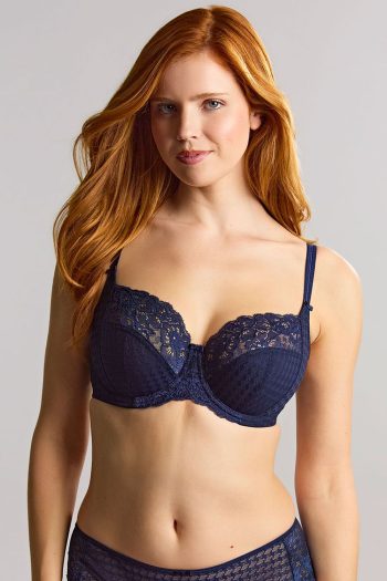Panache Envy Full Cup Bra, Navy, Front View