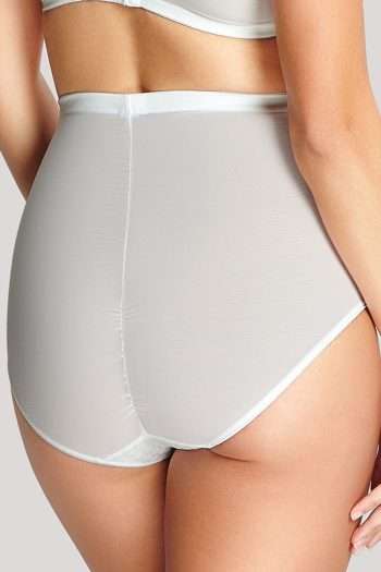 Panache Envy High Waist Brief, Ivory, Back View