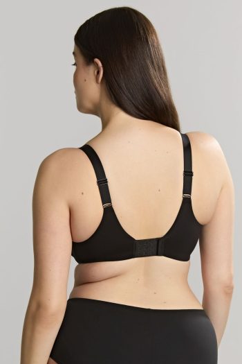 Sculptresse Bliss Full Cup Bra, Noir, Back View