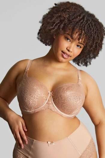 Sculptresse Estel Full Cup Bra, Honey, Front View