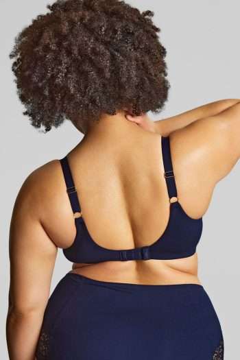 Sculptresse Estel Full Cup Bra, Navy, Back View