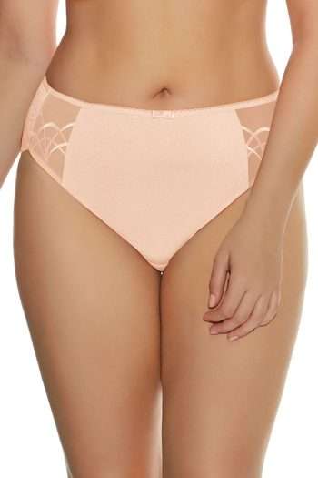 Elomi Cate Full Brief, Latte, Front View