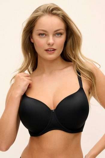 Fantasie Aura UW Moulded T-Shirt Bra, Black, Front View