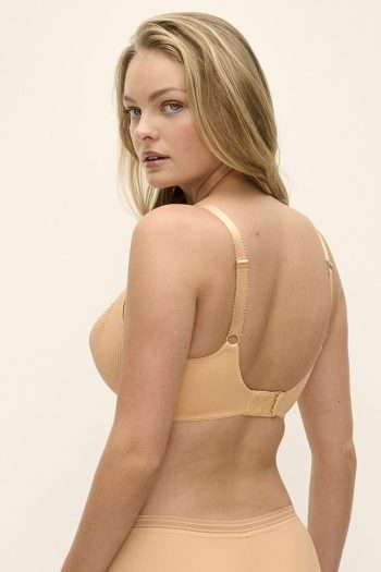 Fantasie Fusion Full Cup Side Support Bra, Sand, Back View