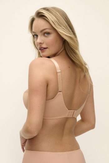 Fantasie Illusion Side Support Bra, Natural Beige, Back View