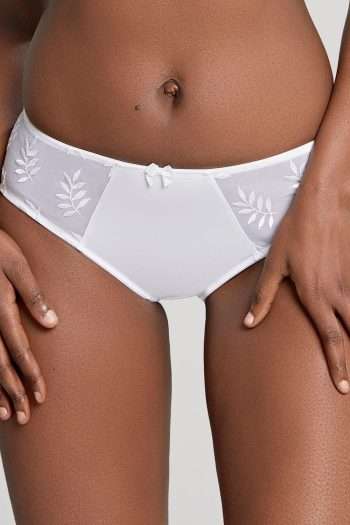 Panache Tango Brief, White, Front View