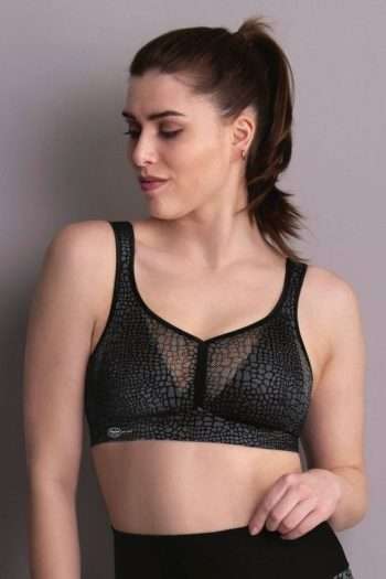 Anita Active Air Control Delta Pad Sports Bra, Orinoco, Front View