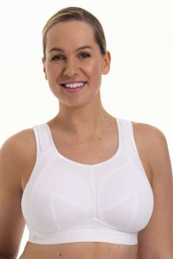 Anita Active Extreme Control Plus Sports Bra, White, Front View