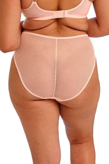 Elomi Charley High Leg Brief, Ballet Pink, Back View
