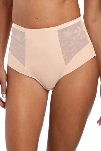Fantasie Illusion High Waist Brief, Natural Beige, Front View