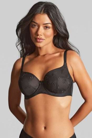 Panache Tango Balcony Bra, Black, Front View