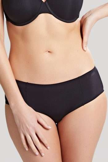 Panache Porcelain Elan Short, Black, Front View
