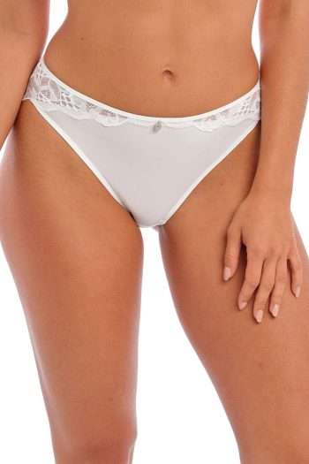 Fantasie Reflect Brief, White, Front View