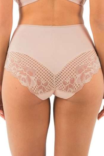 Fantasie Reflect High Waist Brief, Natural Beige, Back View