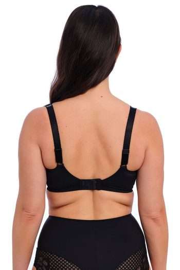 Fantasie Reflect Moulded Spacer Bra, Black, Back View