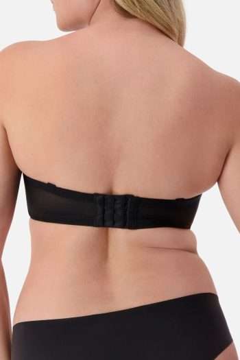 Triumph Beautiful Silhouette Strapless Bra, Black, Strapless Back View