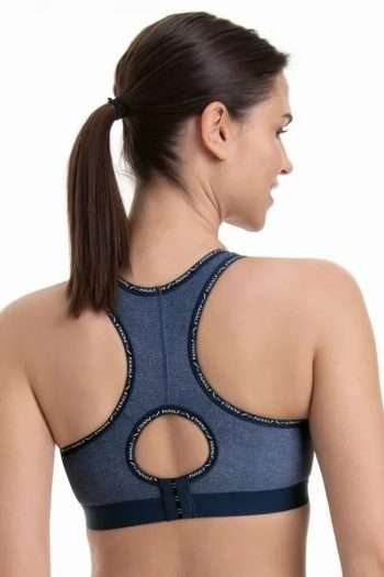 Anita Active PanAlp Delta Top Sports Bra, Jeans, Back View