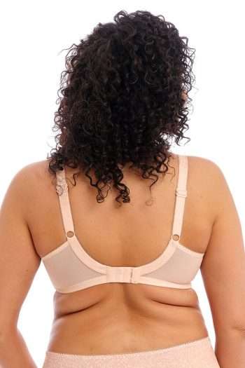 Elomi Morgan Banded Bra, Cameo Rose, Back View
