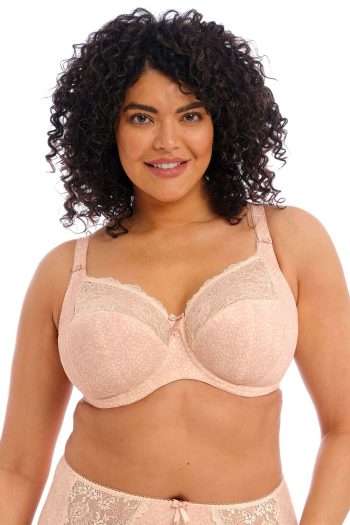 Elomi Morgan Banded Bra, Cameo Rose, Front View