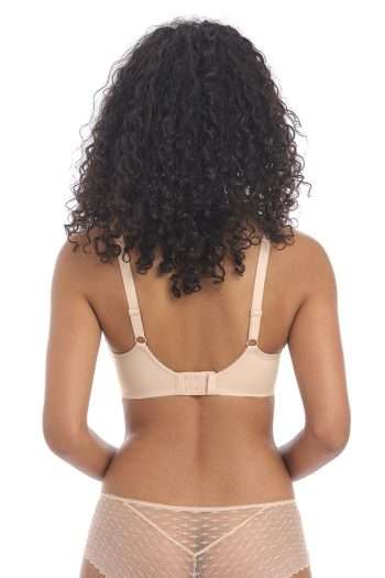 Freya Signature Moulded Spacer Bra, Natural Beige, Back View
