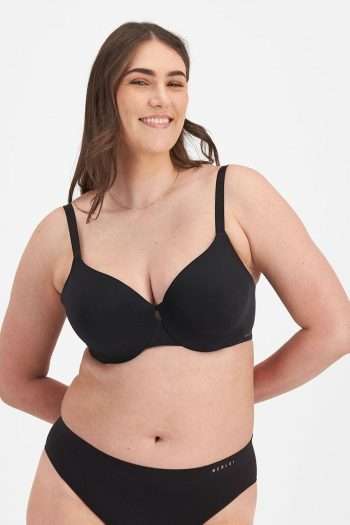 Berlei Understate Full Coverage Bra, Black, Front View