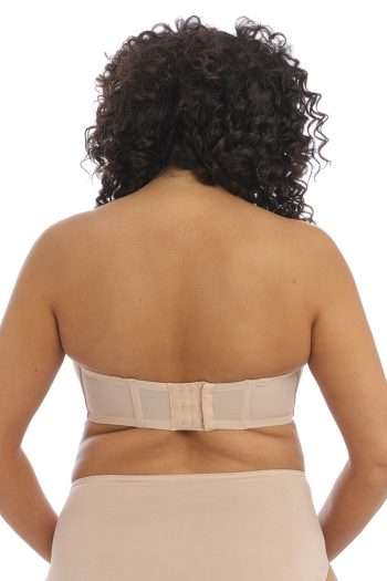 Elomi Smooth Moulded Strapless Bra, Sahara, Strapless Back View