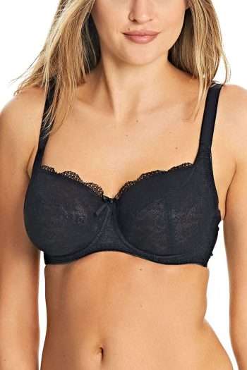 Freya Fancies Balcony Bra, Black, Front View