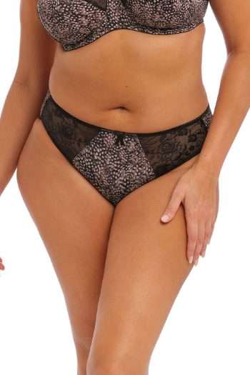 Elomi Morgan Brief, Ebony, Front View