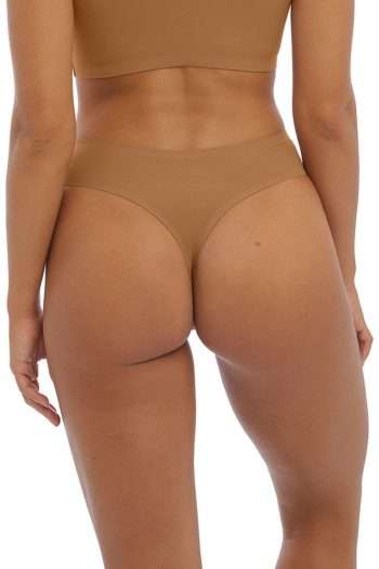 Fantasie Smoothease Invisible Stretch Thong, Cinnamon, Back View