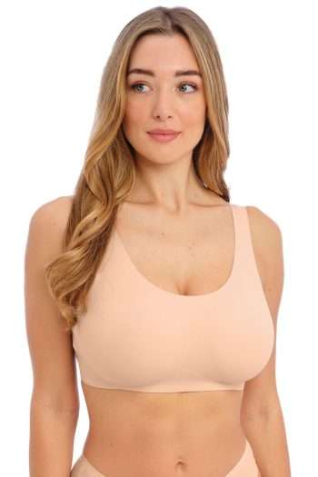 Fantasie Smoothease Wirefree Bralette, Natural Beige, Front View