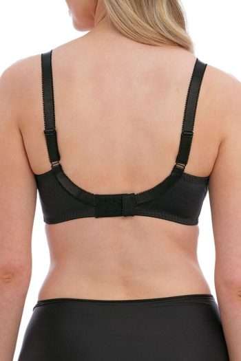 Fantasie Adelle Side Support Bra, Black, Back View