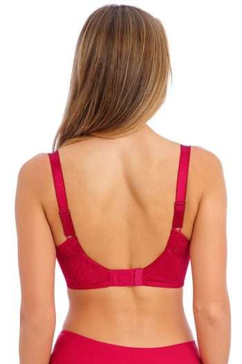 Fantasie Envisage UW Moulded Spacer Bra, Raspberry, Back View