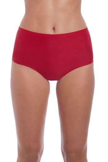 Fantasie Smoothease Invisible Stretch Full Brief, Red, Front View