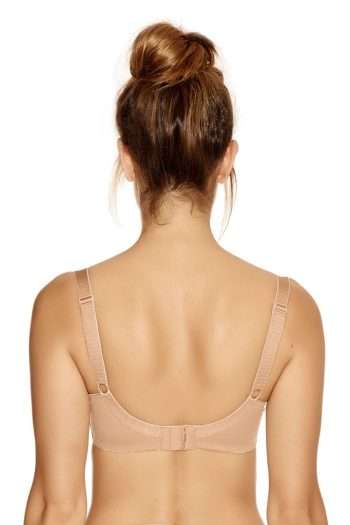 Fantasie Smoothing Seamless Balcony Bra, Nude, Back View