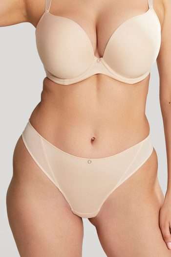 Panache Faith Brazilian Brief, Latte, Front View