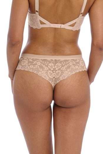 Freya Offbeat Brazilian Brief, Natural Beige, Back View