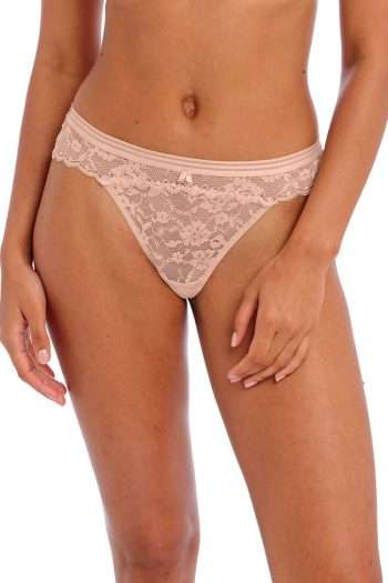 Freya Offbeat Brazilian Brief, Natural Beige, Front View