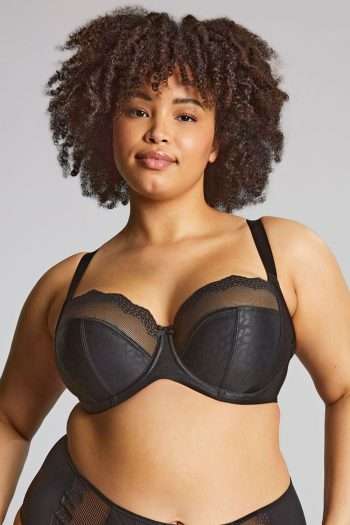 Sculptresse Esme Balcony Bra, Black, Front View