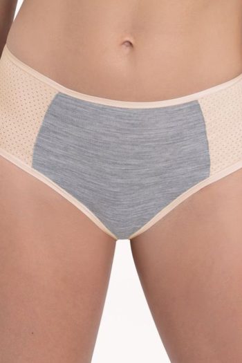 Anita Active PanAlp Wool Sports High Waist Panty, Smart Rose Melange, Front View