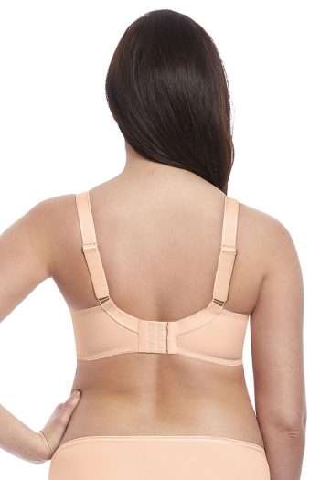 Freya Starlight D-G Cup Side Support Bra, Caramel, Back View