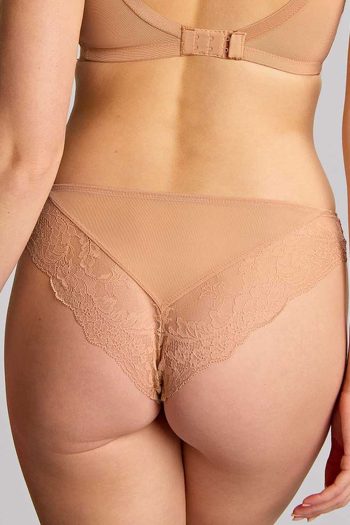Panache Ana Brazilian Brief, Honey, Back View