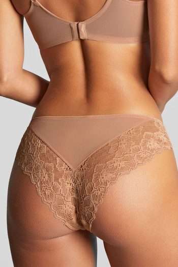 Panache Envy Brazilian Brief, Honey, Back View
