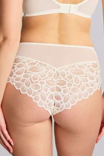 Panache Allure Deep Brief, Ivory, Back View